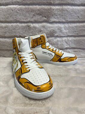 Men's Size 8.5 Zenitsu Agatsuma Demon Slayer inspired shoes